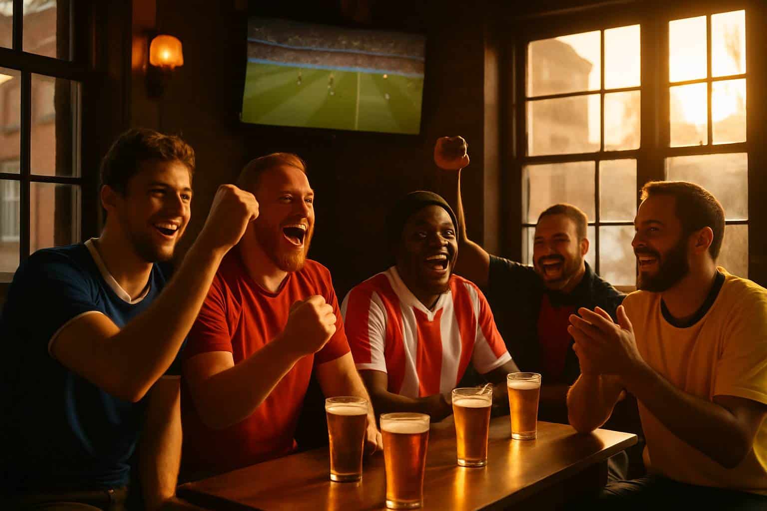 Comment une soirée foot au pub a réuni des fans rivaux autour d’une même passion