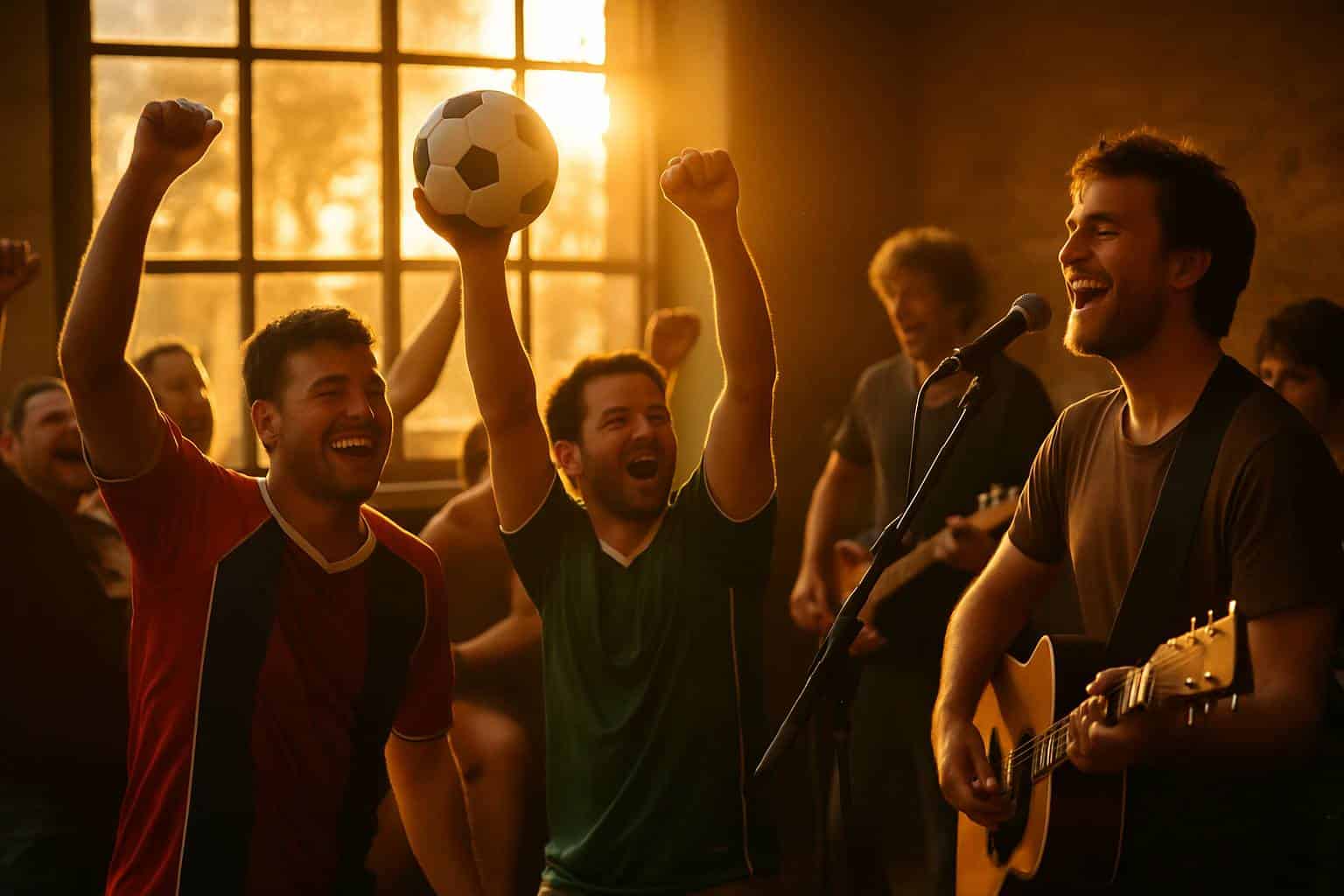 Le match de foot interrompu par un groupe live : comment les fans ont vécu cette soirée hors norme