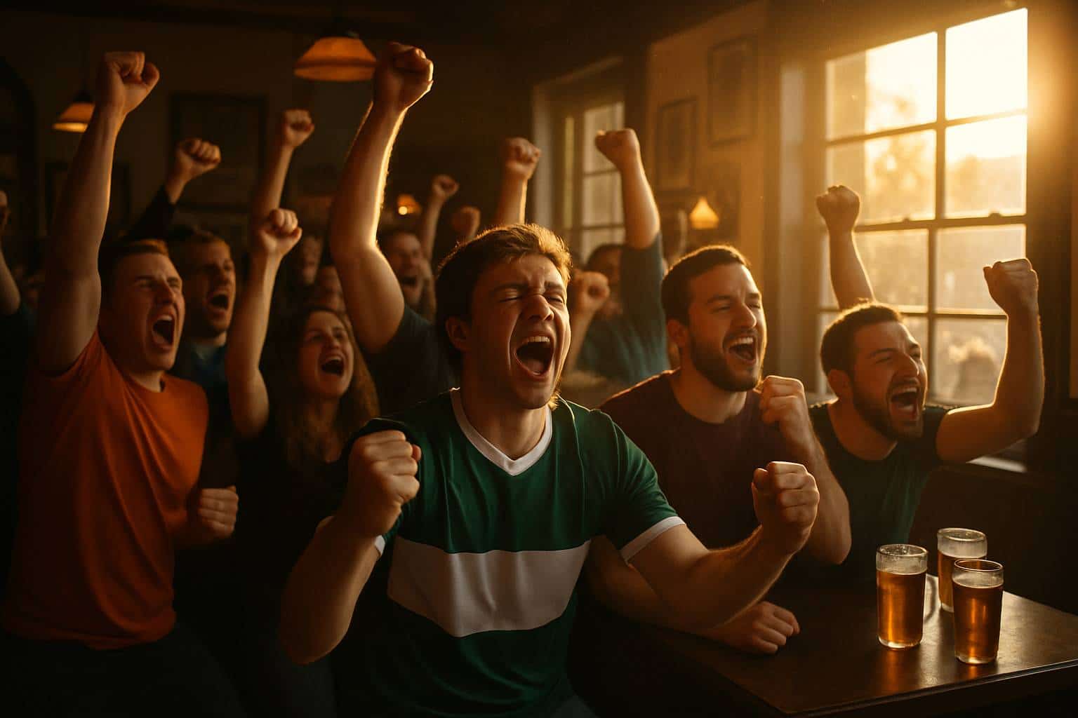 Ce soir-là au pub : quand le dernier but du derby a fait exploser la foule