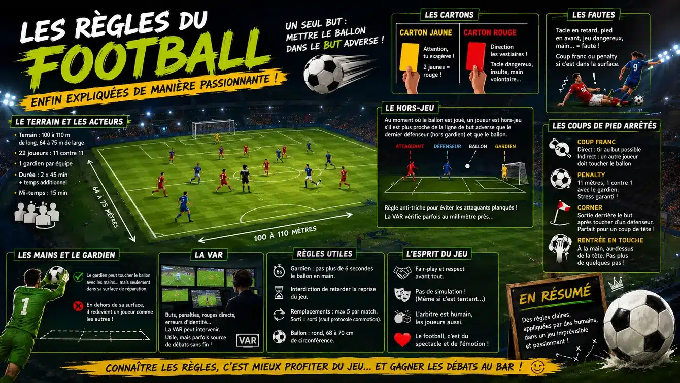 Les règles du football enfin expliquées de manière passionnante